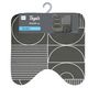 Voir la diapositive 2 : Paris Prix Tapis WC Imprimé  Metrix  45x45cm Gris