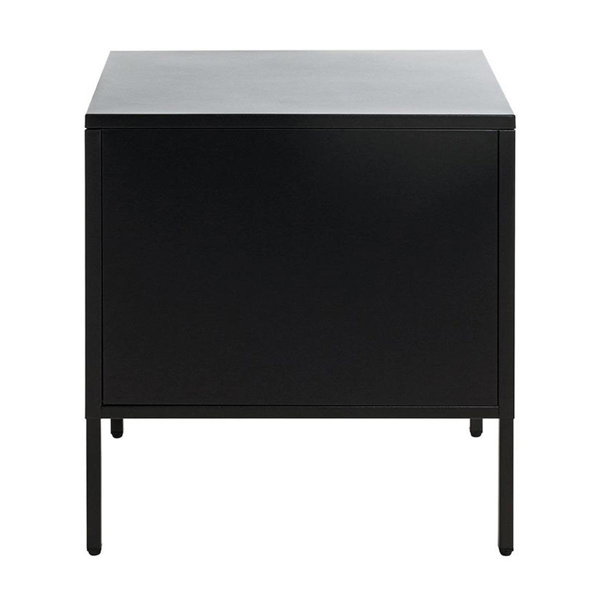 Voir la diapositive 3 : Paris Prix Table de chevet 1 tiroir  boston  50cm noir
