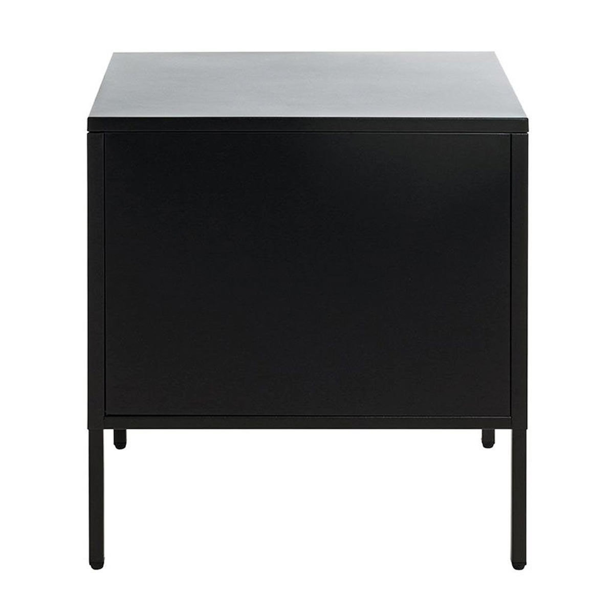 Paris Prix Table de Chevet 1 Tiroir  Boston  50cm Noir