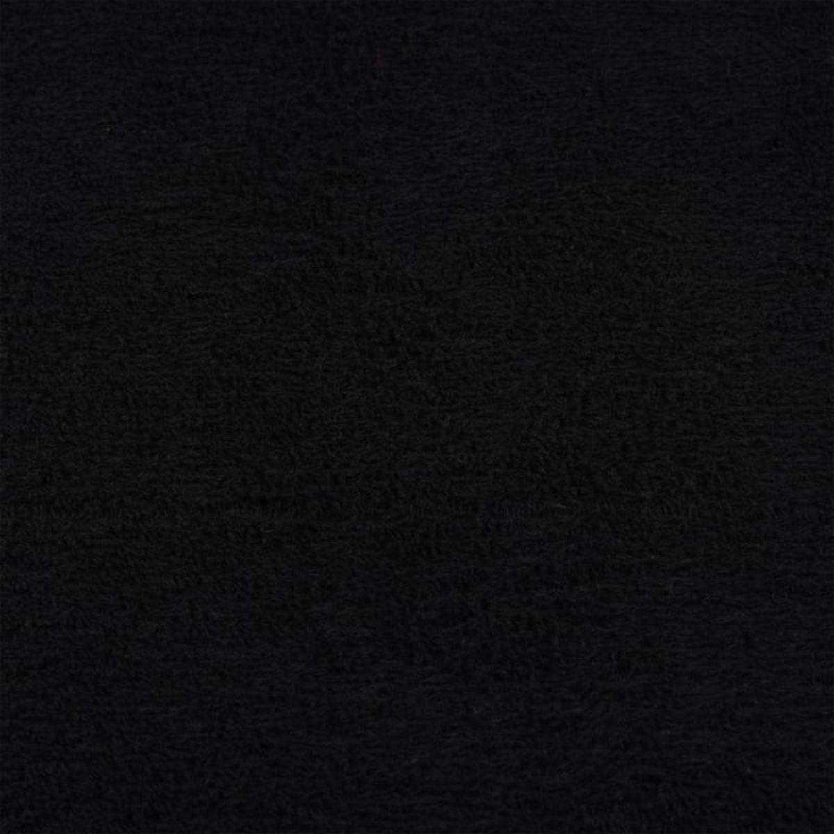 VIDAXL Serviettes de visage 4 pcs noir 30x30 cm 360 g m² 100% coton