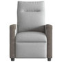 Voir la diapositive 3 : VIDAXL Fauteuil de massage inclinable gris nuage tissu