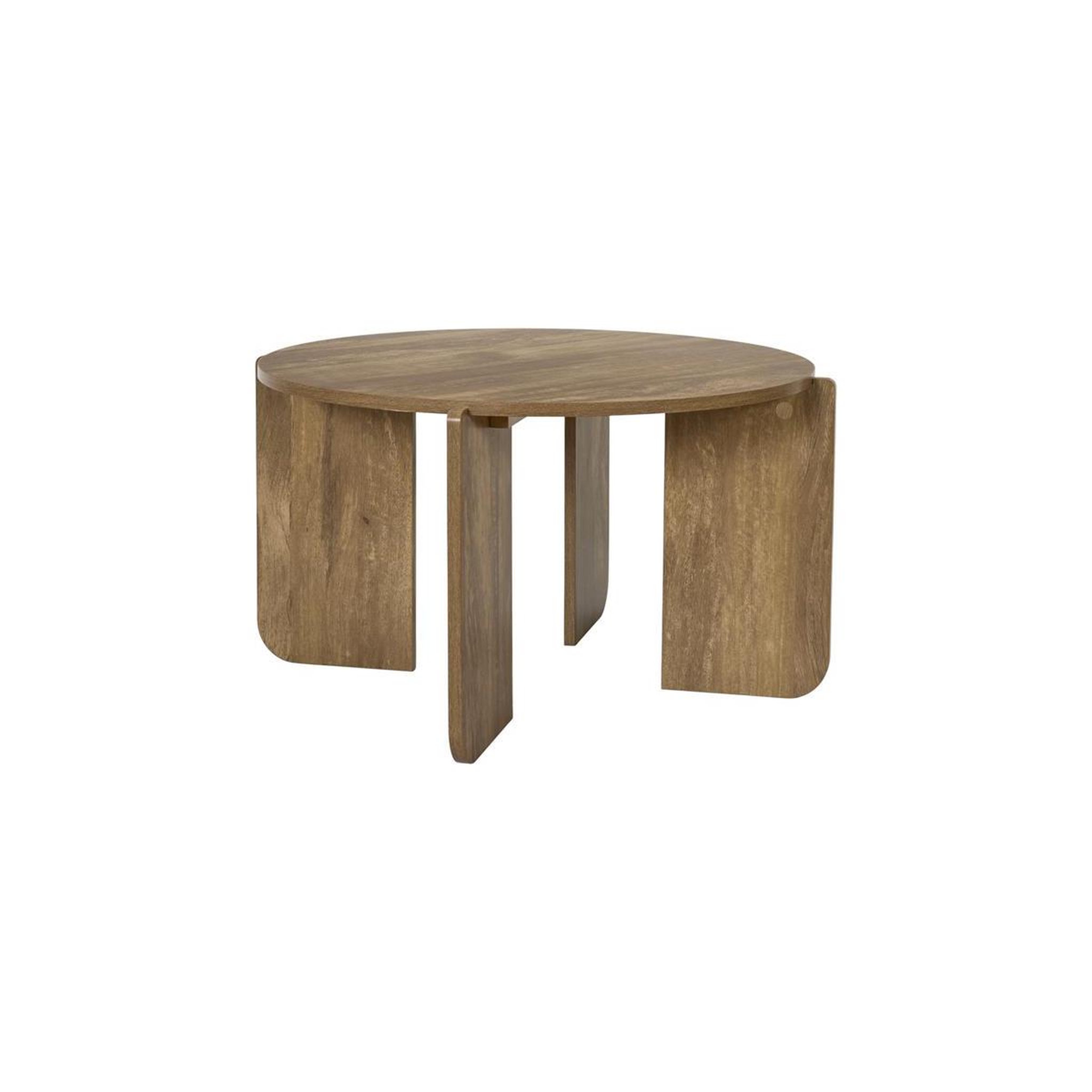 Voir la diapositive 3 : The Home Deco Factory Table basse ronde  heritage  70cm marron