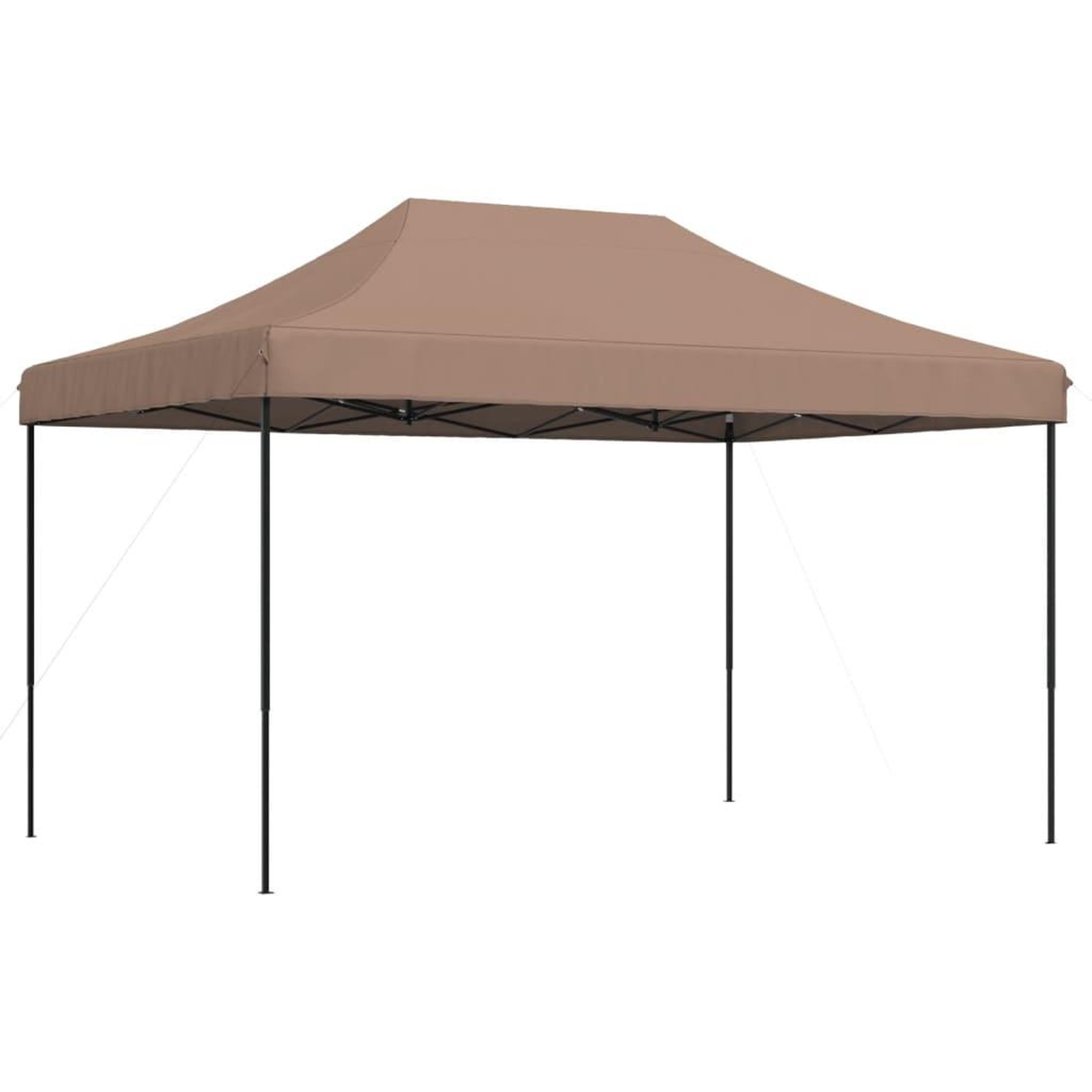 Voir la diapositive 2 : VIDAXL Tente de reception pliable escamotable marron 440x292x315 cm