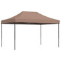 Voir la diapositive 2 : VIDAXL Tente de reception pliable escamotable marron 440x292x315 cm
