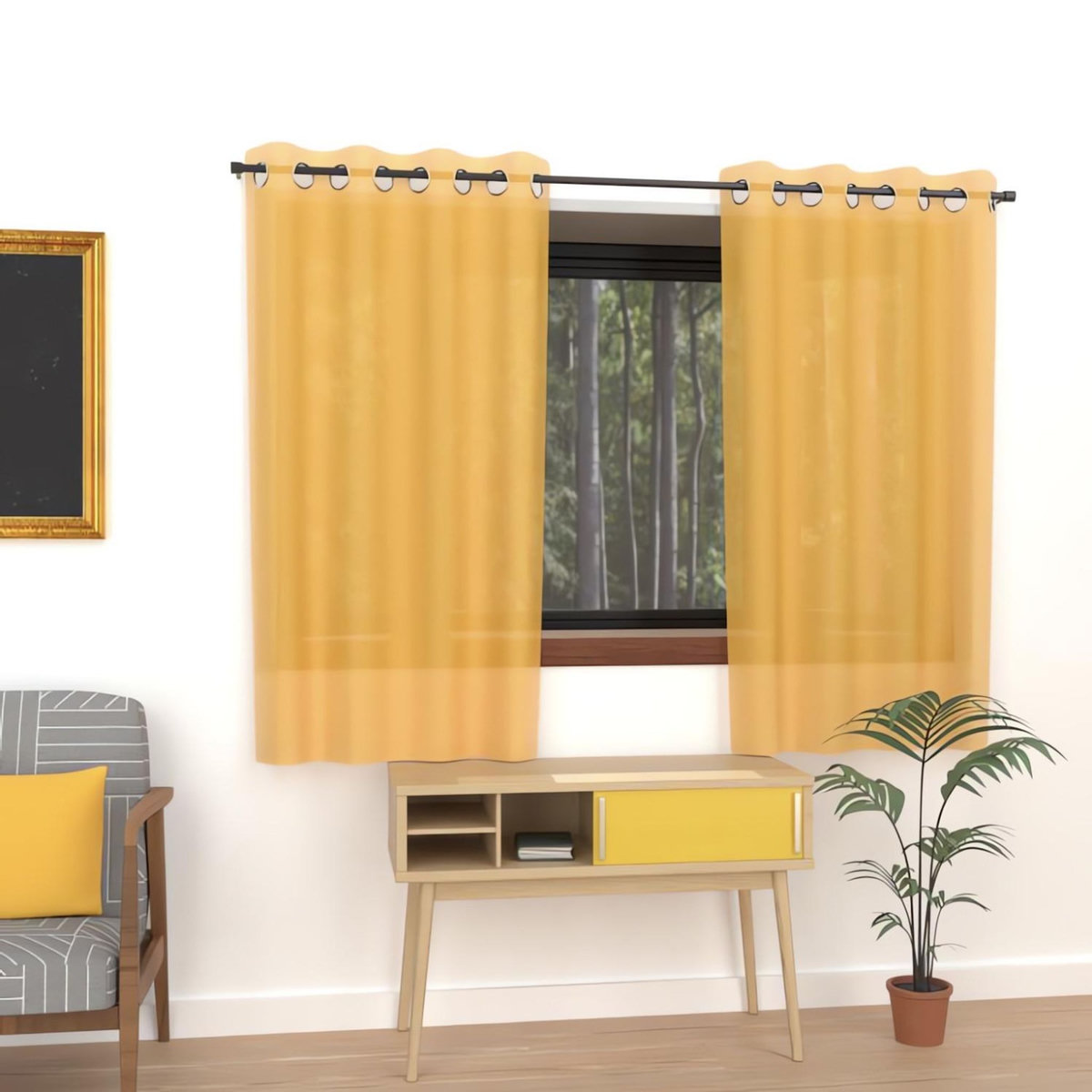 SOLEIL D'OCRE Voilage à oeillets ALIX, par Soleil d'ocre