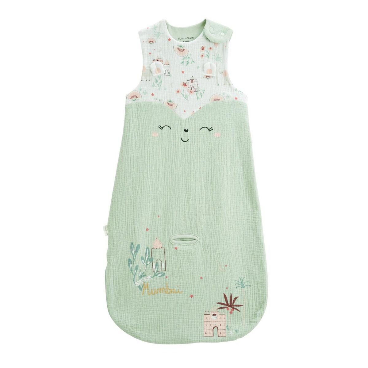 Petit Béguin Gigoteuse siège auto TOG 1 en gaze de coton Arya