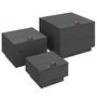 Voir la diapositive 2 : VIDAXL Boîtes de rangement et couvercles 3 pcs Gris Bois massif de pin