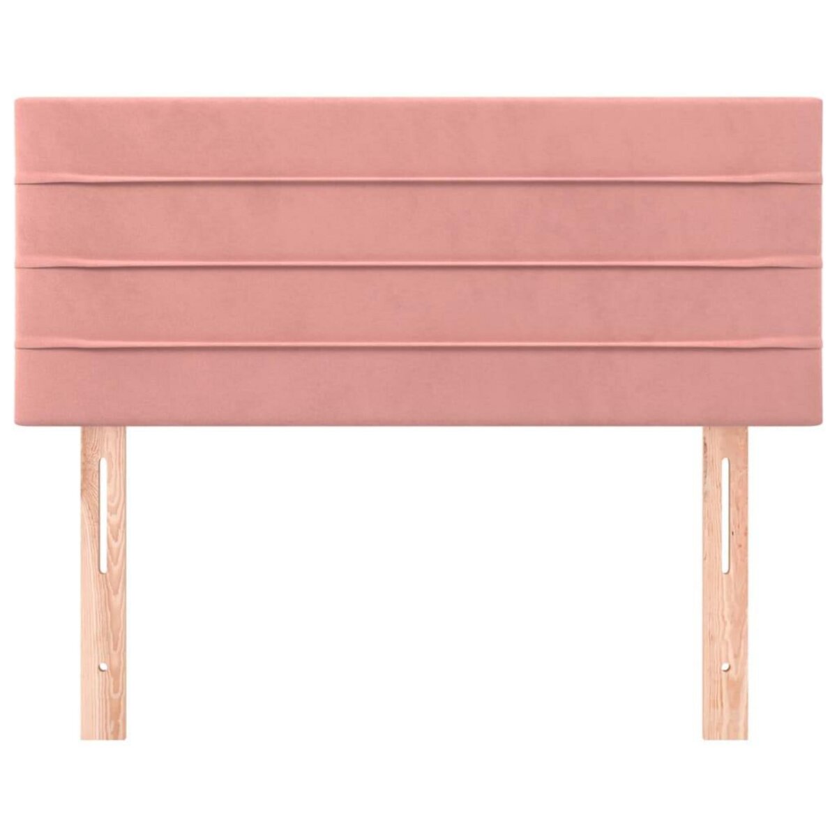VIDAXL Tete de lit Rose 80x5x78/88 cm Velours