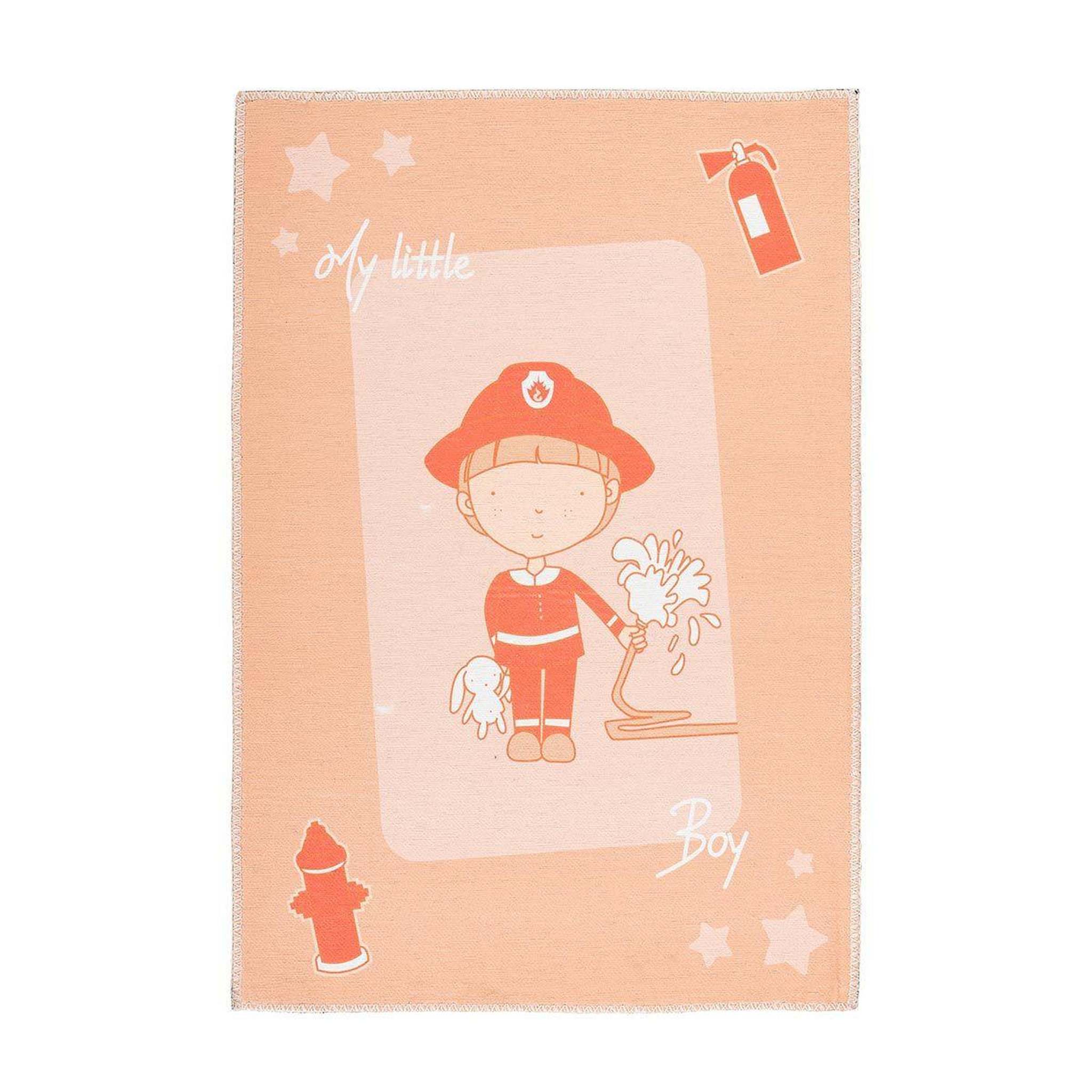 Voir la diapositive 1 : Paris Prix Tapis Enfant Imprimé  Bambini  Orange