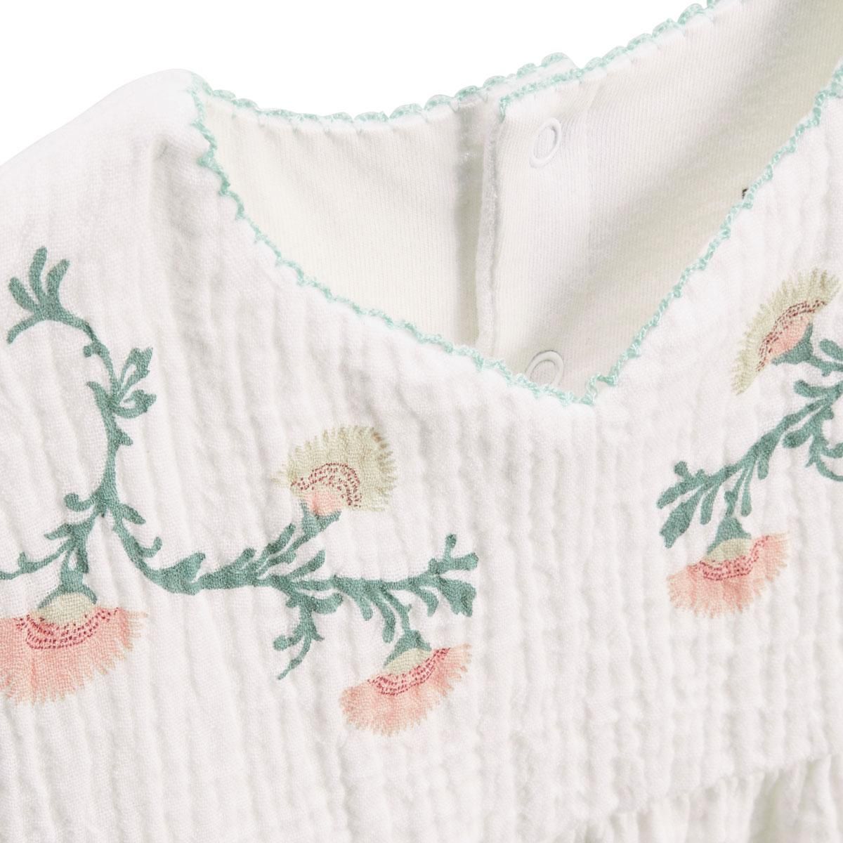 Petit Béguin Ensemble enfant blouse et pantalon en gaze de coton Arya