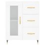 Voir la diapositive 5 : VIDAXL Buffet blanc 69,5x34x90 cm bois d'ingenierie