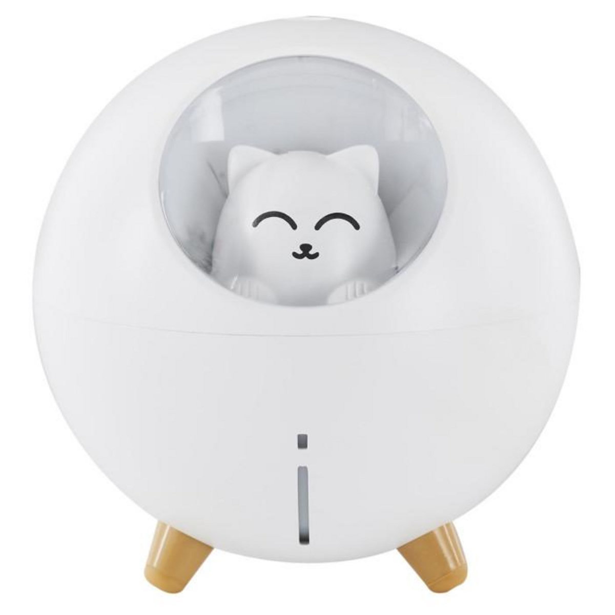 Paris Prix Diffuseur de Parfum Led  Chat  11cm Blanc