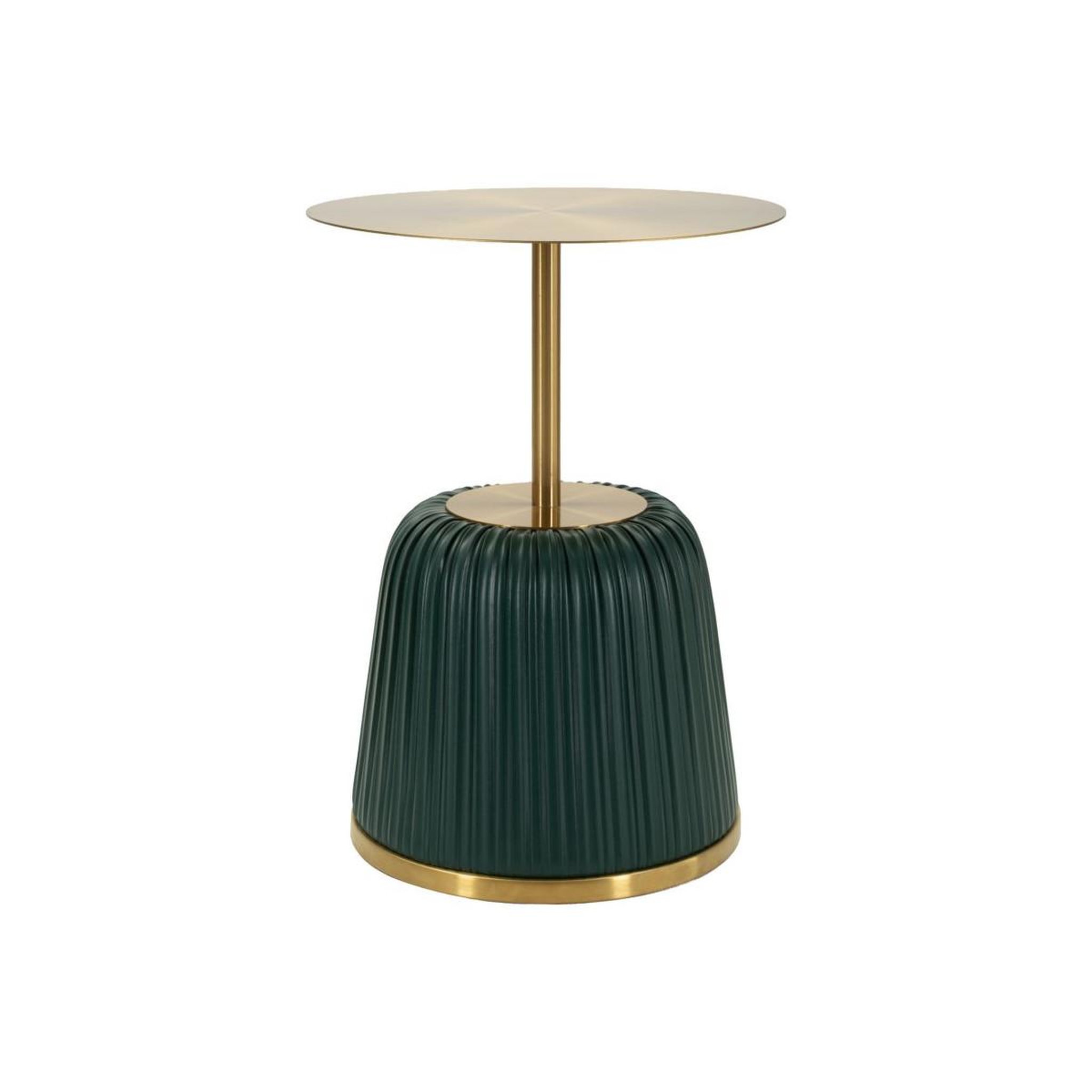 Paris Prix Table d'appoint design  egle  55cm vert & or