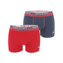 Voir la diapositive 1 : SERGE BLANCO Lot de 2 Boxers homme surpiqûres Class