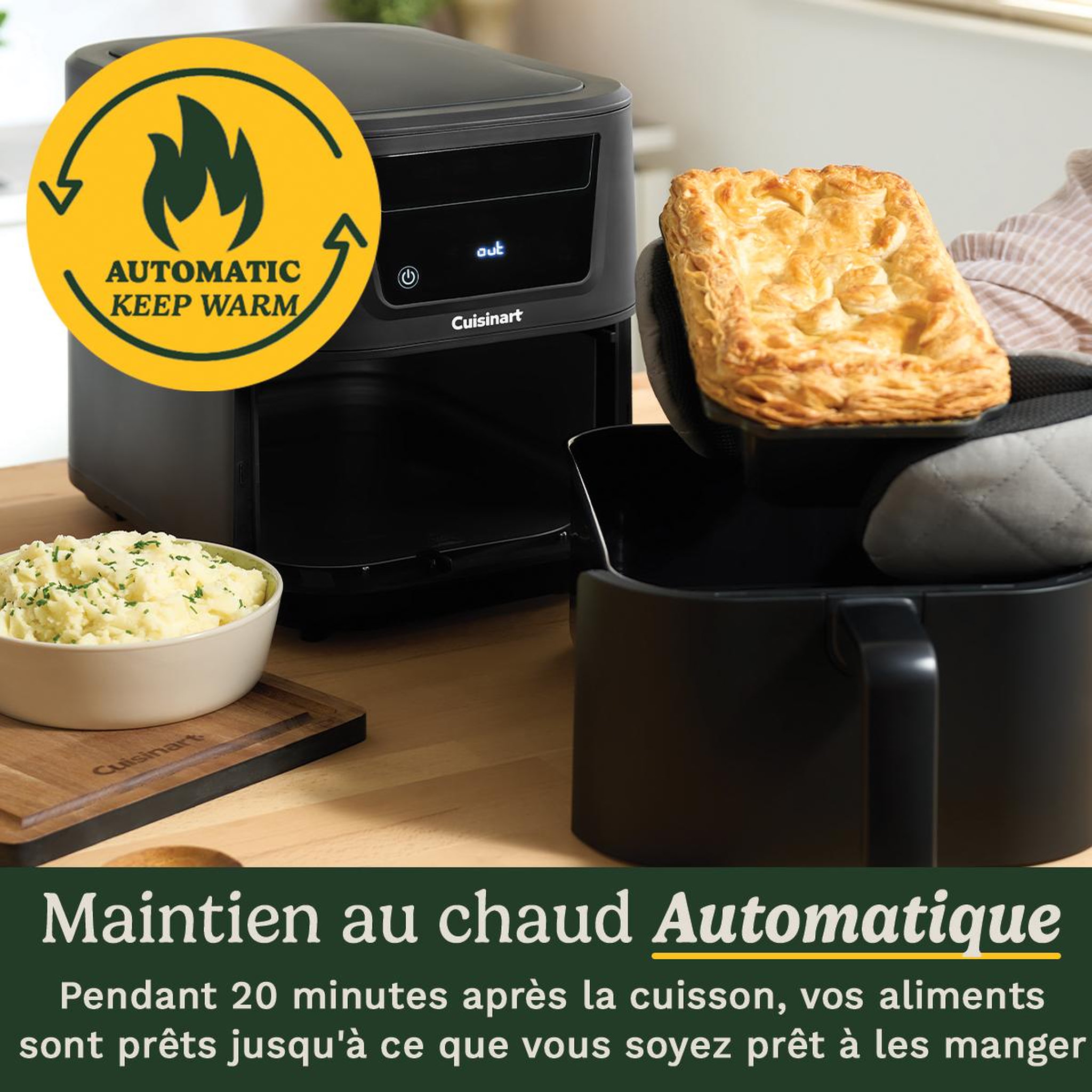 Voir la diapositive 3 : Cuisinart Friteuse sans huile 2000w - afs8oble