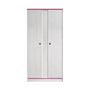 Voir la diapositive 3 : Armoire 2 portes 3 étagères REVERSO