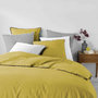 Voir la diapositive 4 : Paris Prix Drap Housse en Coton  Linette  160x200cm Jaune