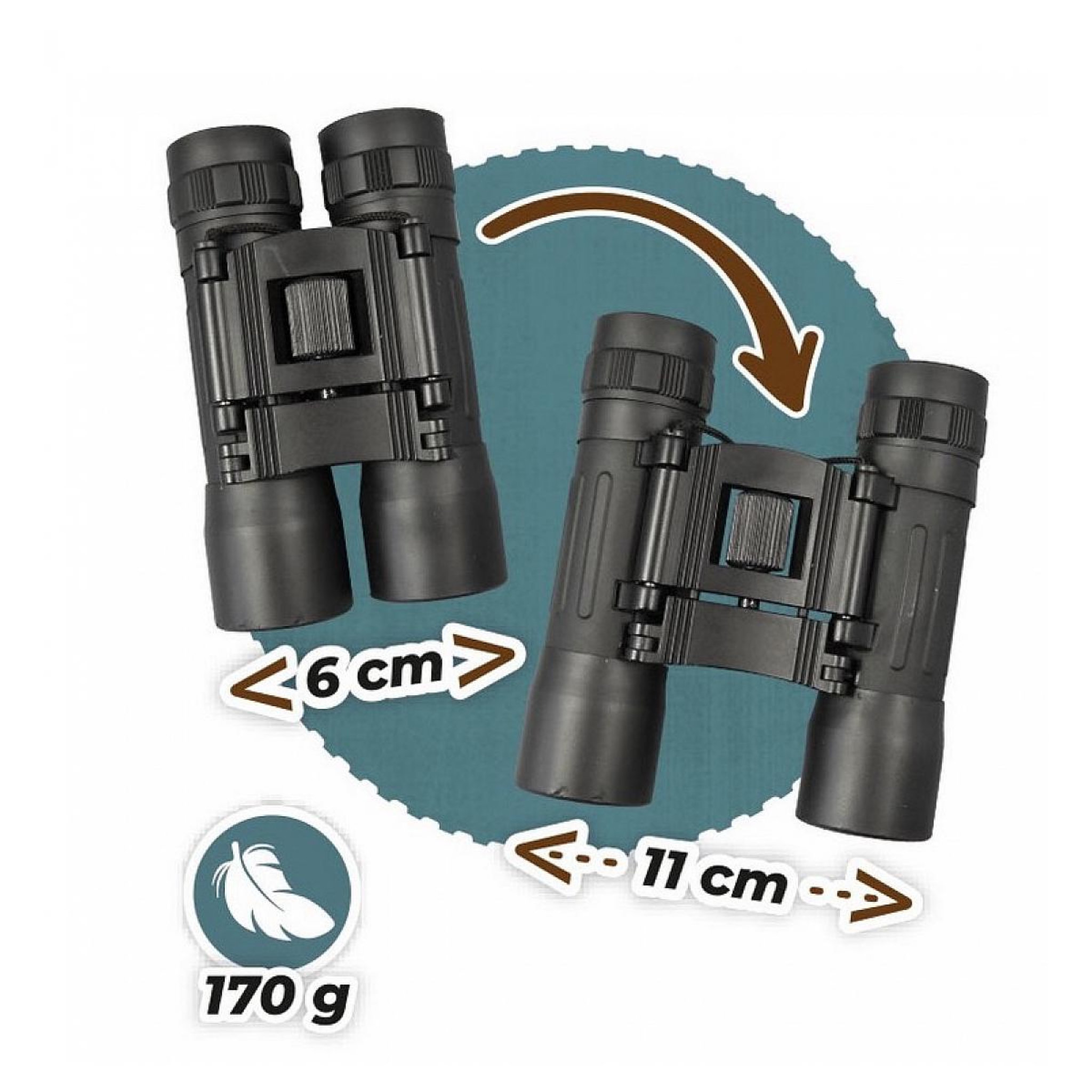 Voir la diapositive 4 : BUKI Jumelles binoculaires pliable