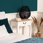 Voir la diapositive 4 : ATMOSPHERA Chevet 1 tiroir Chrysa blanc
