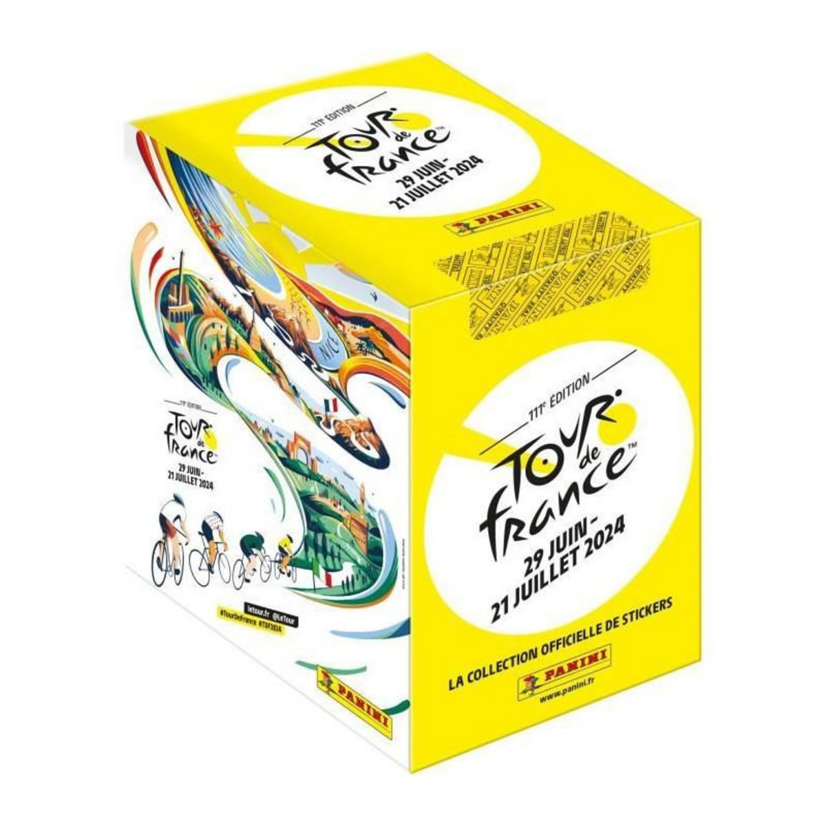Panini Boîte stickers - PANINI - Collection officielle Tour de France 2024 - Contient 36 pochettes de 5 stickers