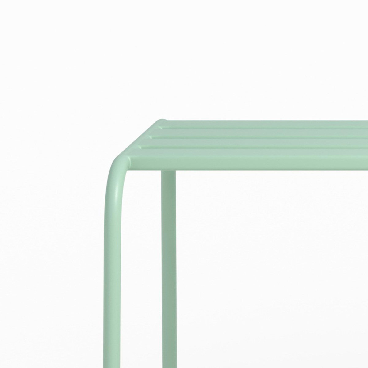 Rendez vous déco Banc de jardin en métal vert clair 2 personnes-Yumi