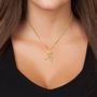 Voir la diapositive 2 : SC BOHEME Collier astrologie  Verseau  SC Bohème en Acier Finement doré