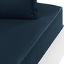 Voir la diapositive 1 : Sensei Maison Drap housse uni satin de coton bonnet 40 cm VERSALUXE PLUS