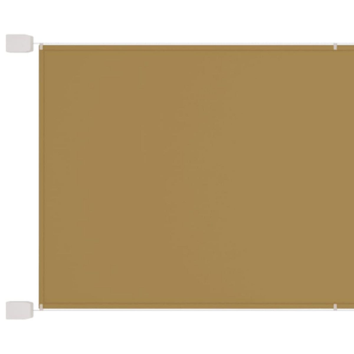 VIDAXL Auvent vertical Beige 60x270 cm Tissu oxford
