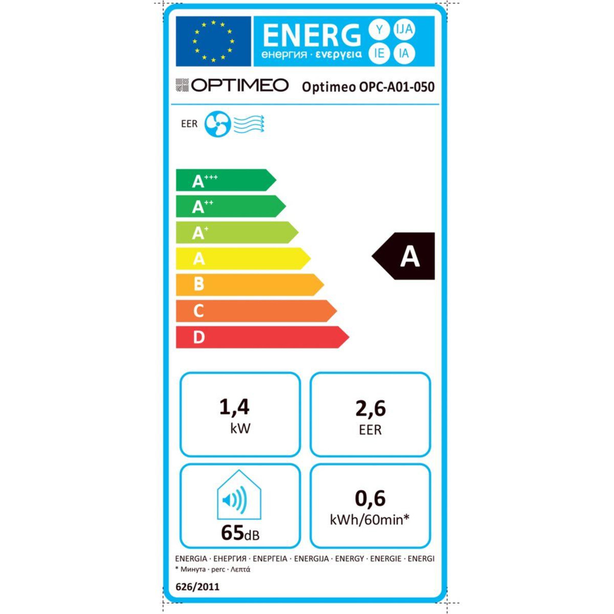 Voir la diapositive 6 : OPTIMEO Climatiseur OPC-A01-050