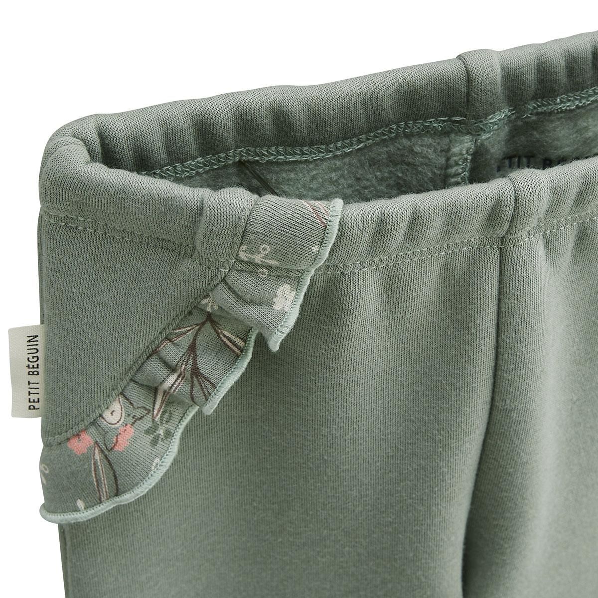 Petit Béguin Lot de 2 leggings enfant en molleton ultra chaud Lison