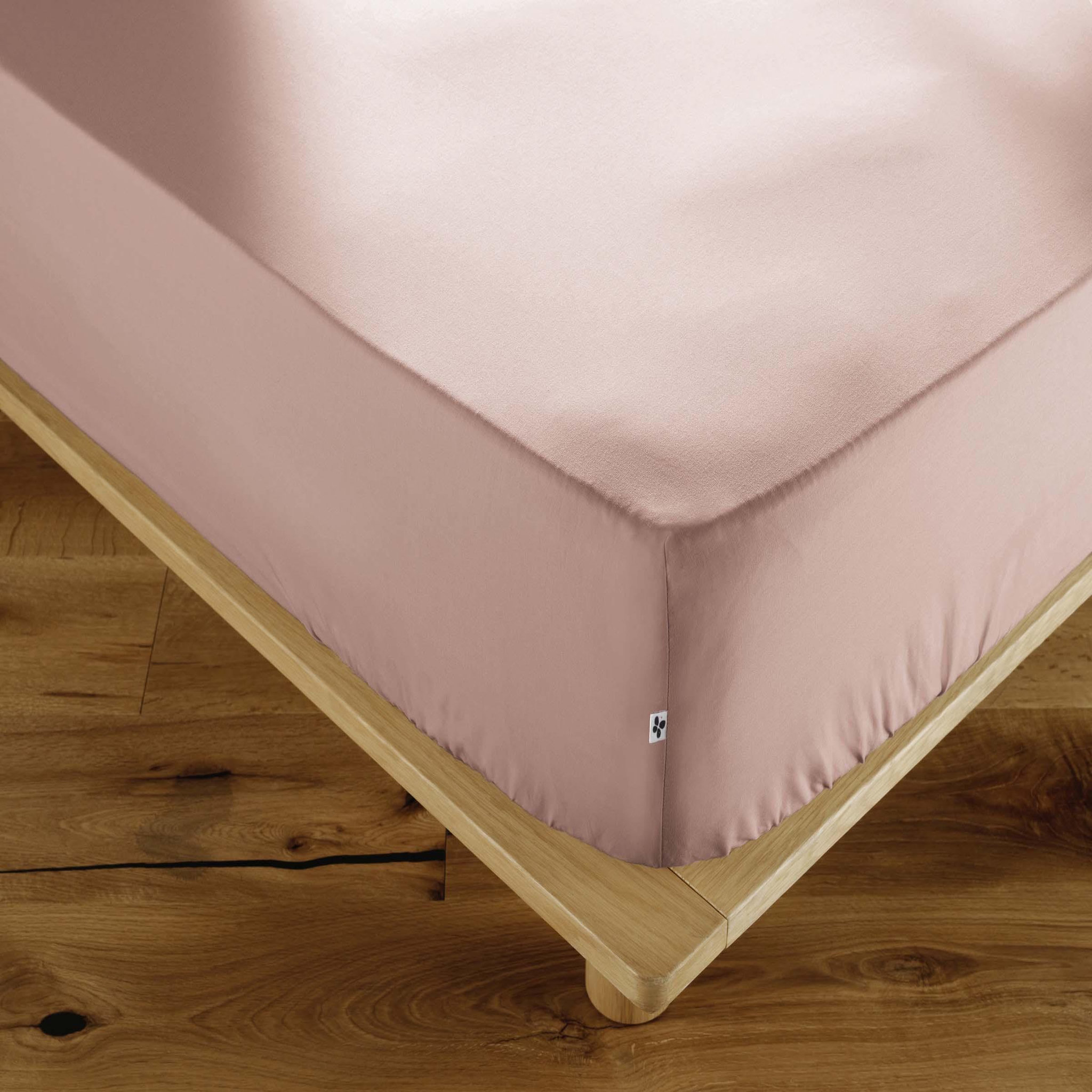 Voir la diapositive 3 : Eden Drap housse double gaze de coton gaïa