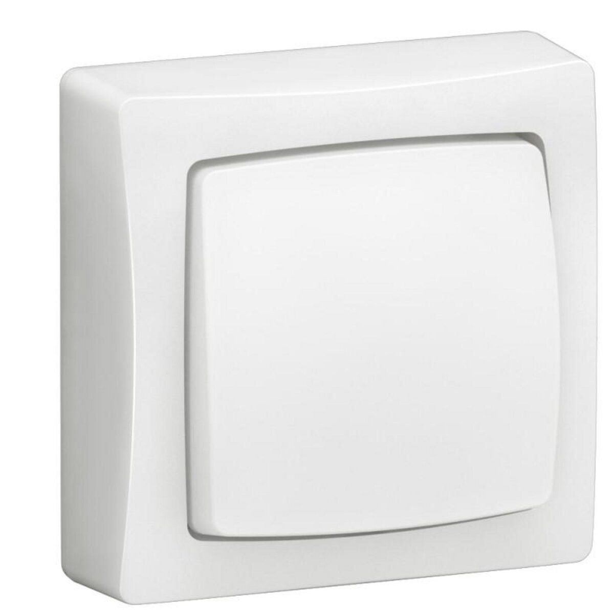 Legrand Interrupteur va et vient ou poussoir saillie complet blanc LEGRAND 086001L
