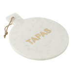 Paris Prix Planche de Présentation en Marbre Tapas  Marci  38cm Blanc