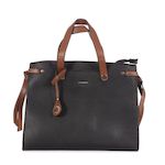 MANOUKIAN Sac à Main /Marron Femme Manoukian JACIRA. Coloris disponibles : Noir