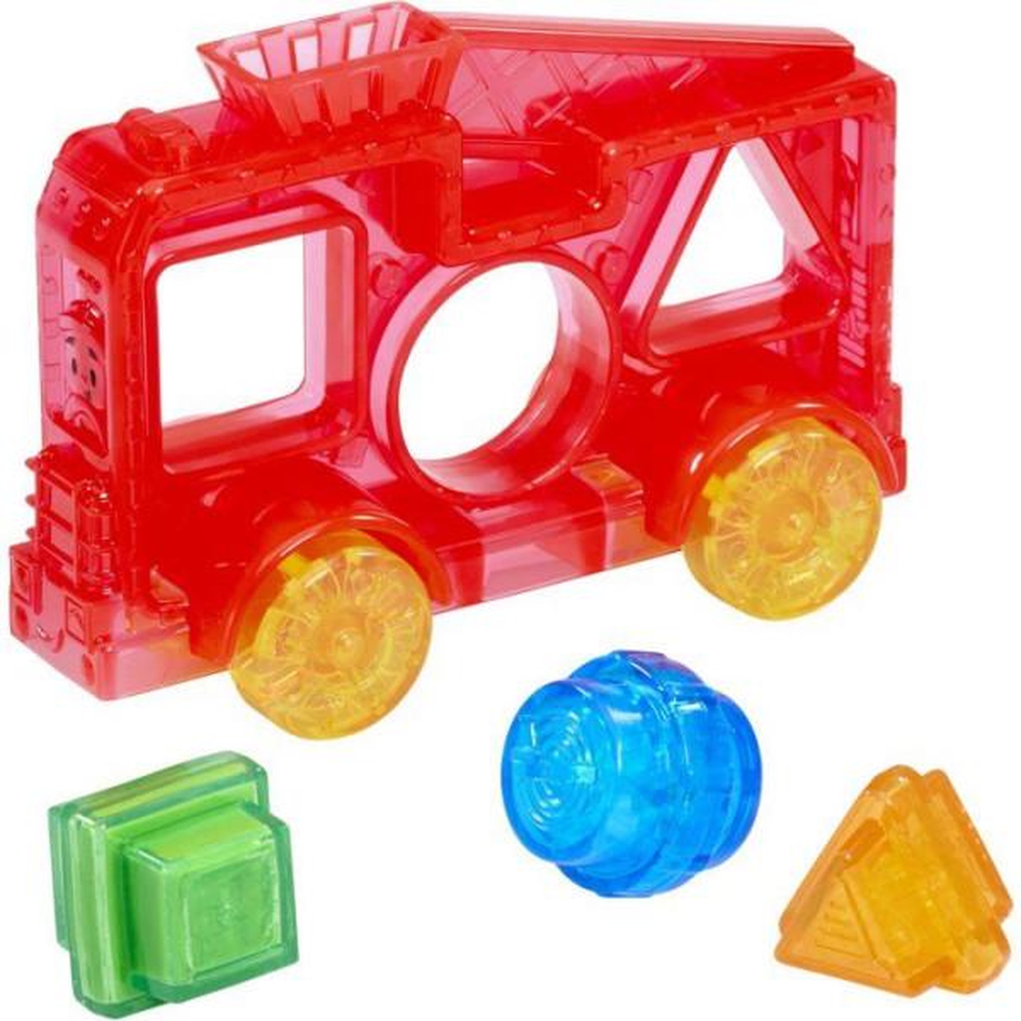 Voir la diapositive 5 : GOLIATH Lil' Jellies Jelly Fire Truck - blocs sensoriels - GOLIATH - camion souple - des 6 mois