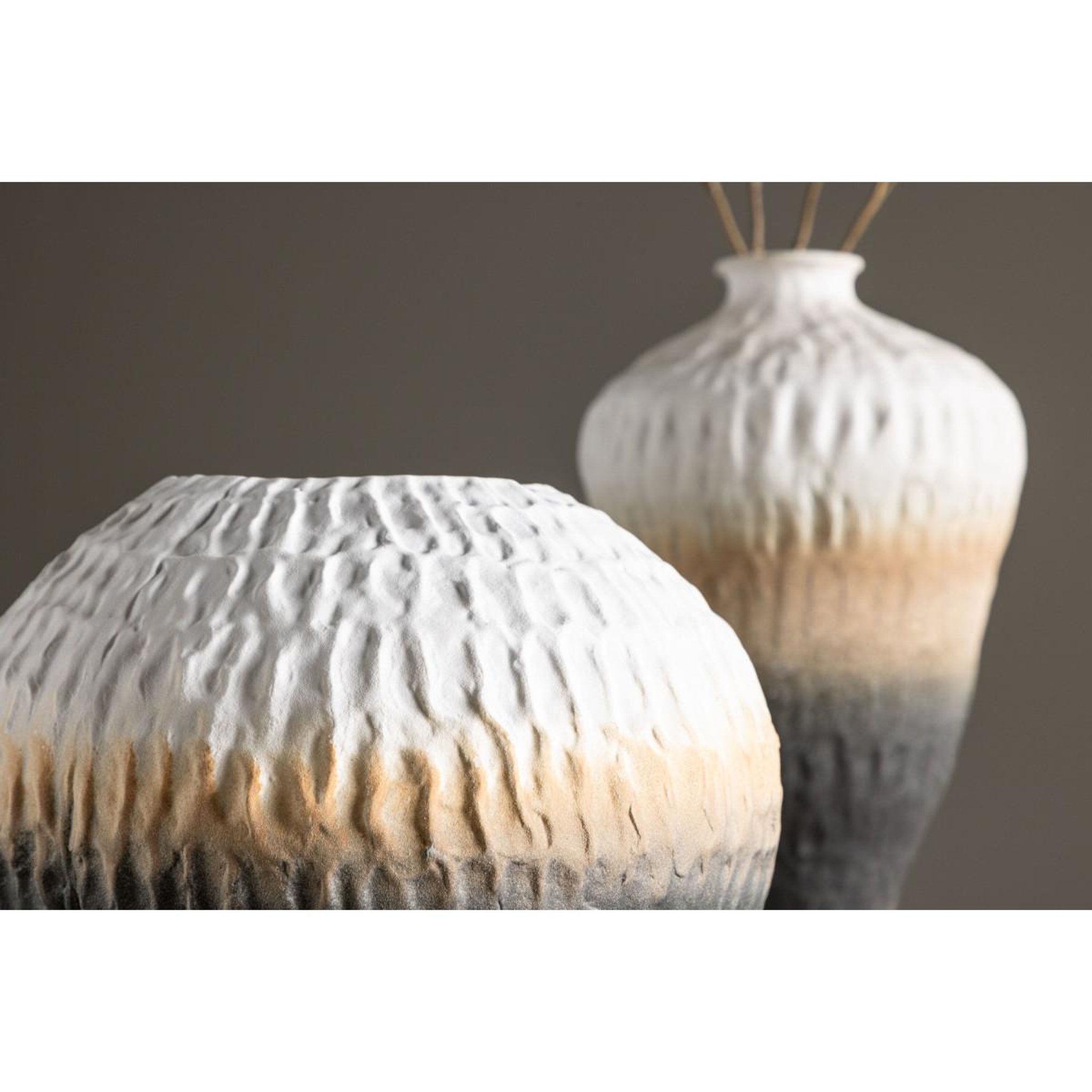 Voir la diapositive 3 : Paris Prix Vase déco tricolore  pane  21cm multicolore
