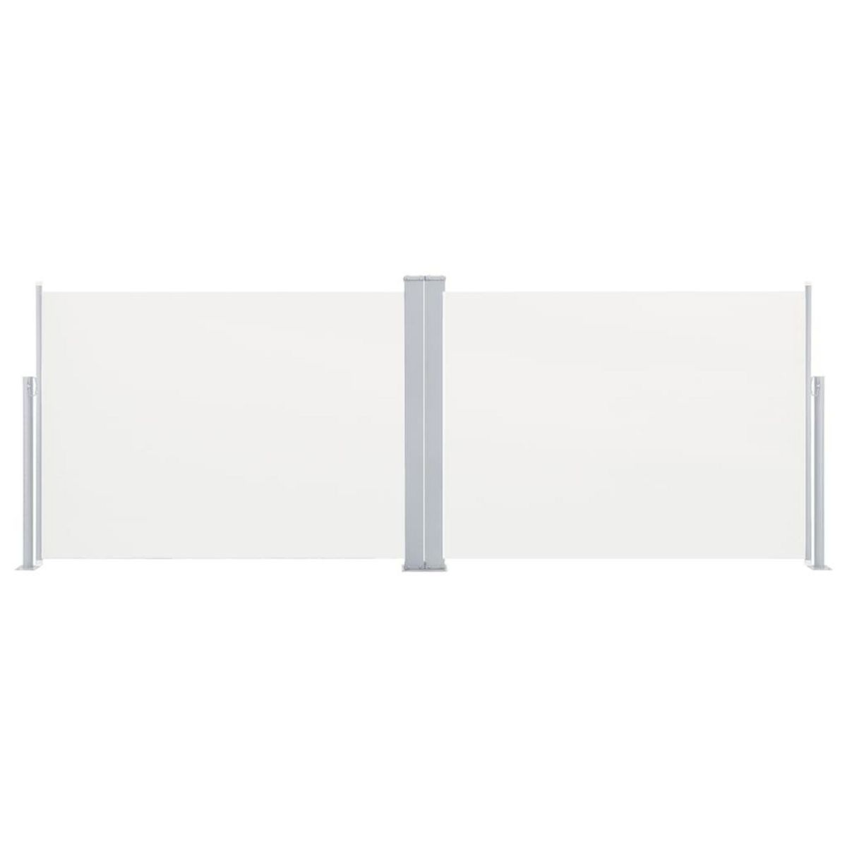 VIDAXL Auvent lateral retractable Creme 120 x 1000 cm