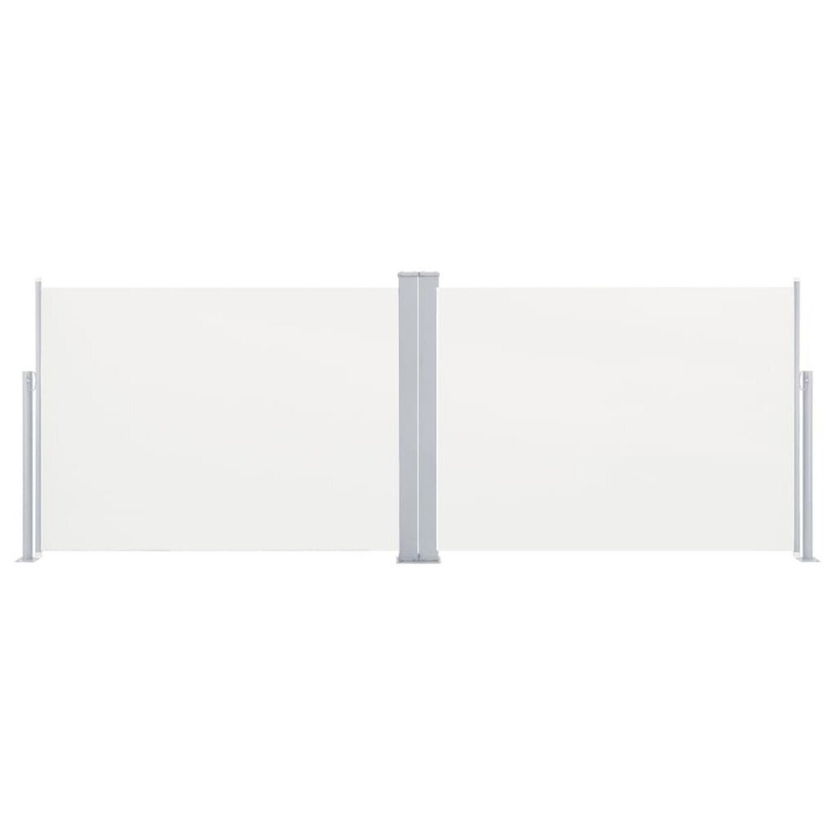 VIDAXL Auvent lateral retractable Creme 120 x 1000 cm