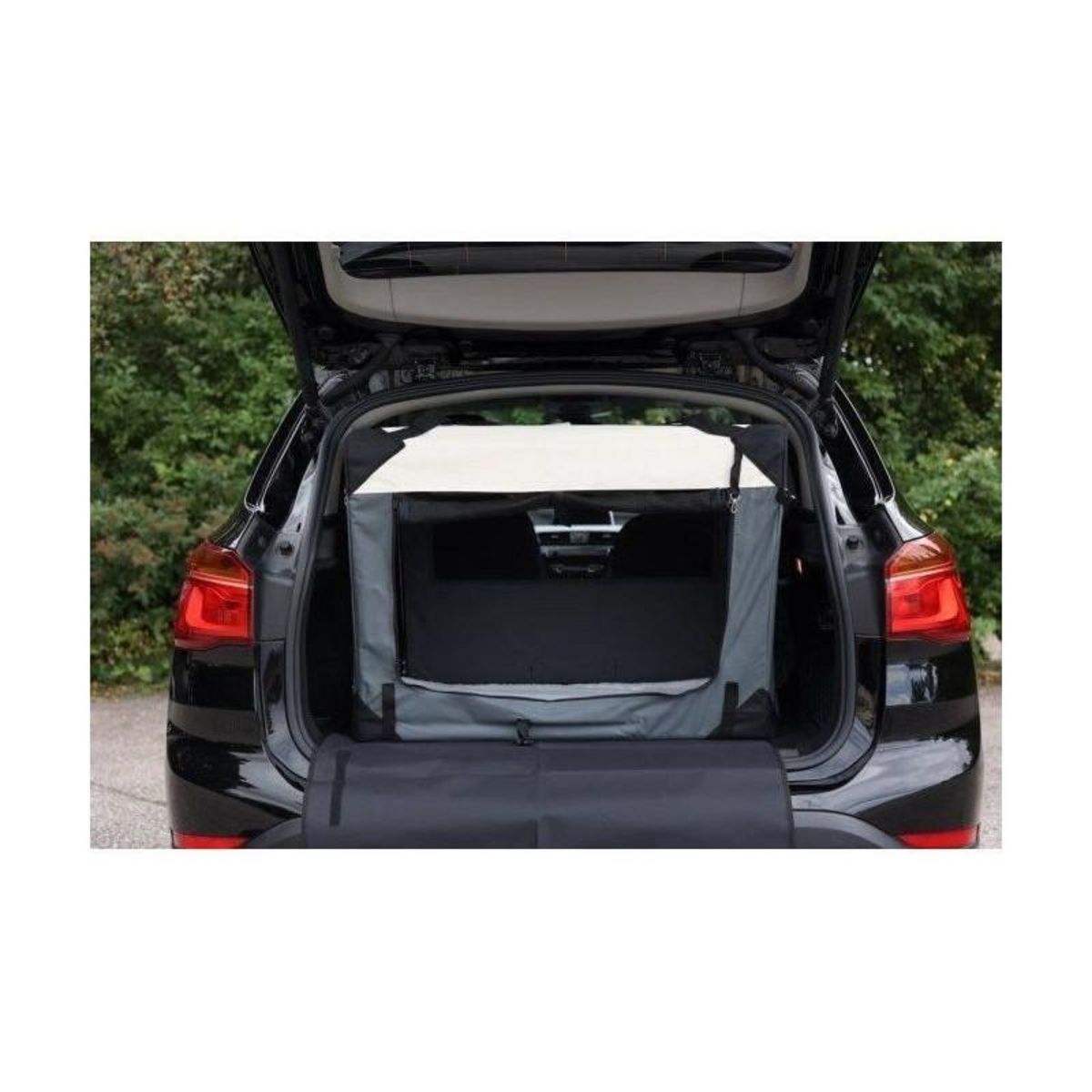 KERBL Box de transport - KERBL - Journey - 81 x 58 x 58 cm - Gris / Beige