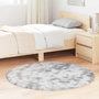 Voir la diapositive 1 : VIDAXL Tapis shaggy a poils longs NAVARRA gris clair 120x120 cm
