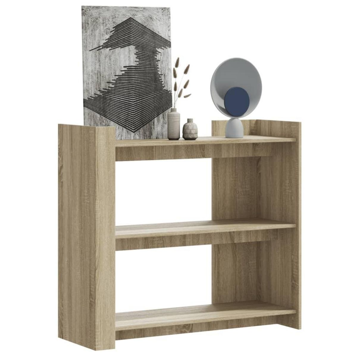 VIDAXL Table console chene sonoma 100x35x90 cm bois d'ingenierie