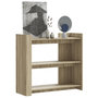 Voir la diapositive 1 : VIDAXL Table console chene sonoma 100x35x90 cm bois d'ingenierie