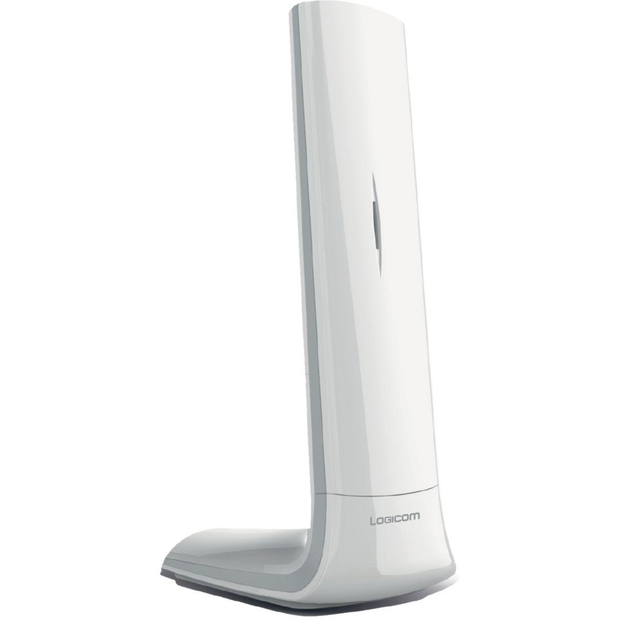 Voir la diapositive 4 : Logicom Téléphone sans fil luxia solo blanc/gris