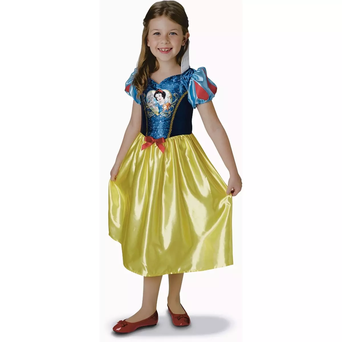 RUBIES Déguisement à sequin Blanche-Neige 7/8 ans - Disney Princesses 