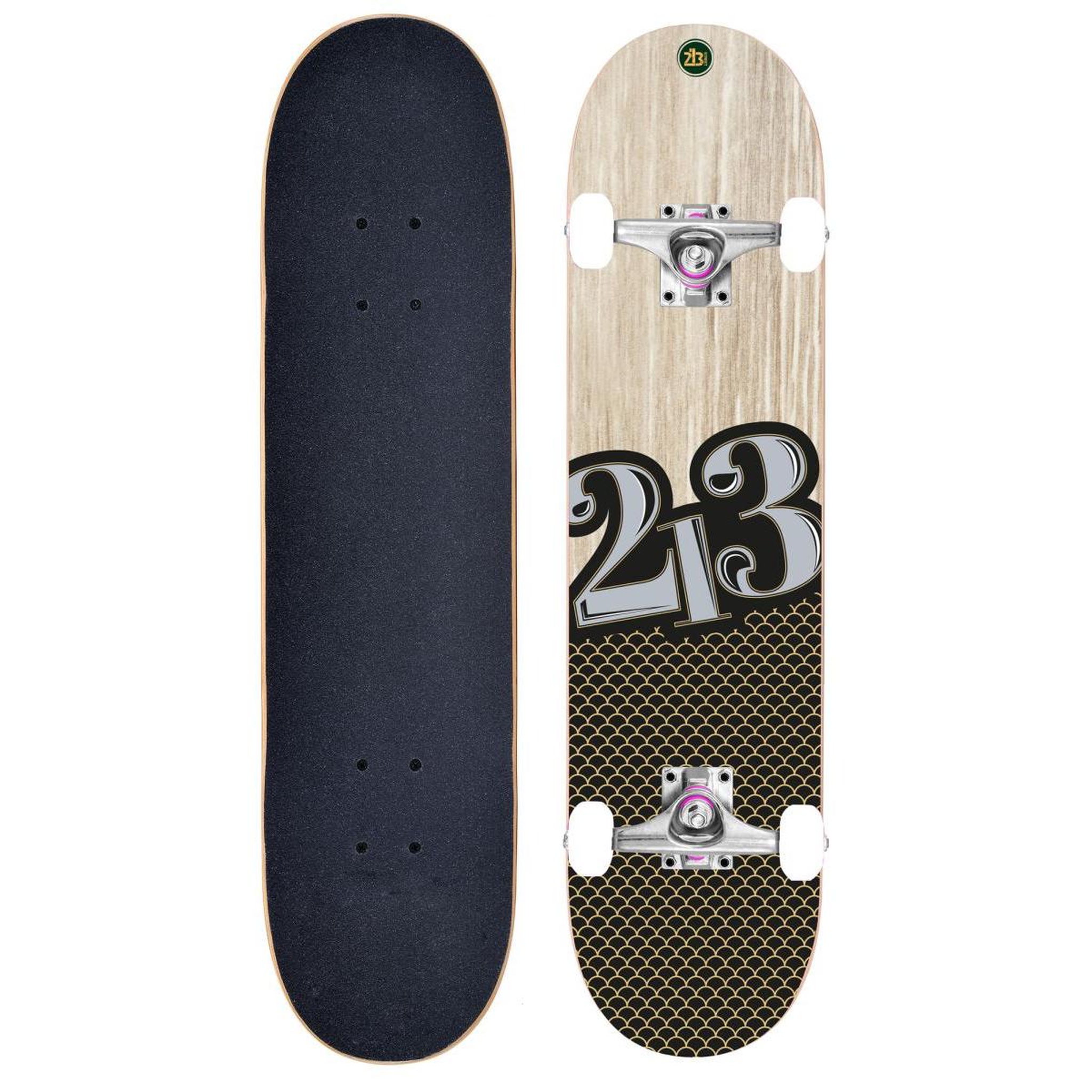 213 Street Skateboard 213 Wood03 beige