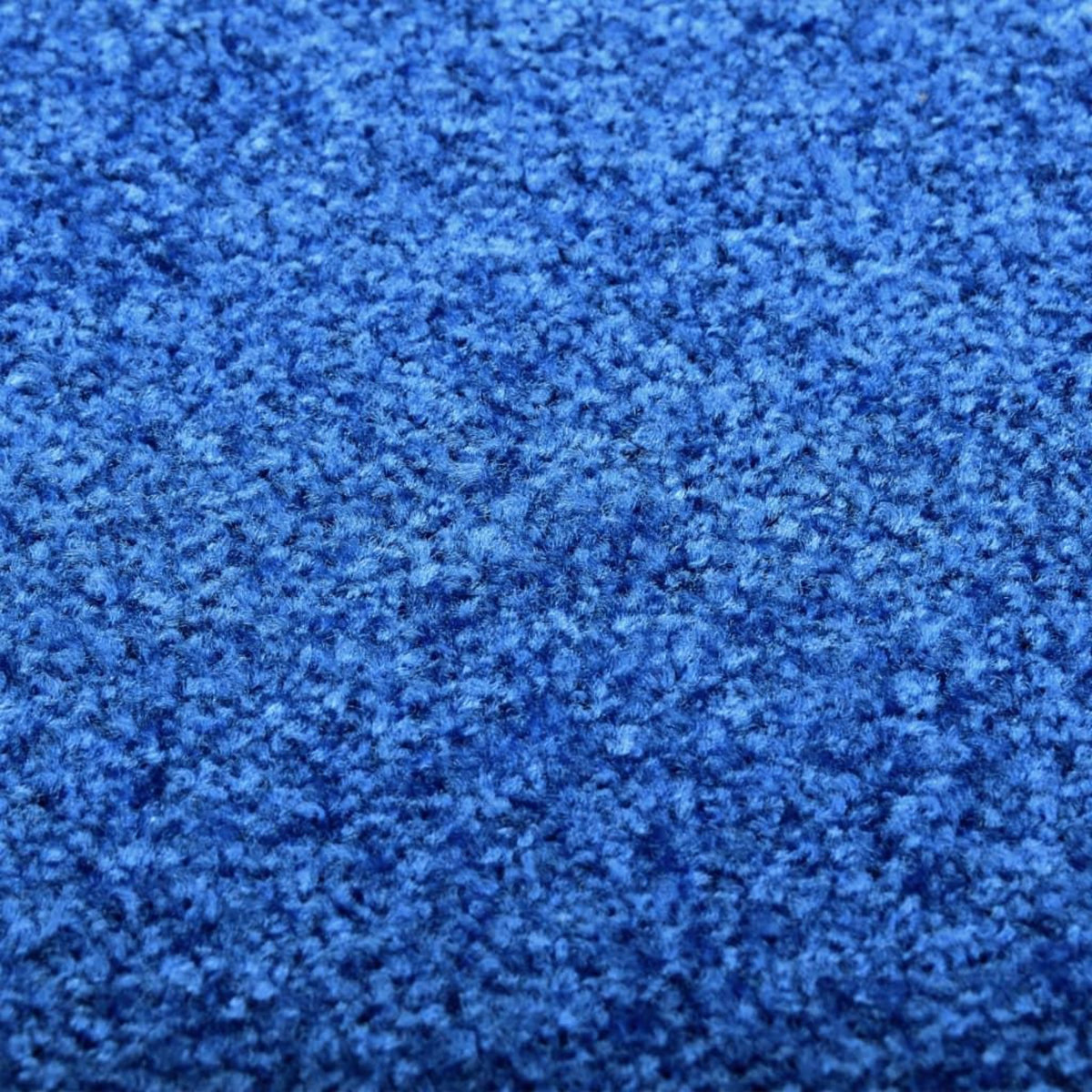 VIDAXL Paillasson lavable Bleu 90x120 cm