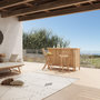 Voir la diapositive 5 : Rendez vous déco Ensemble bar et chaise de bar de jardin en bambou (lot de 2)-Vadella