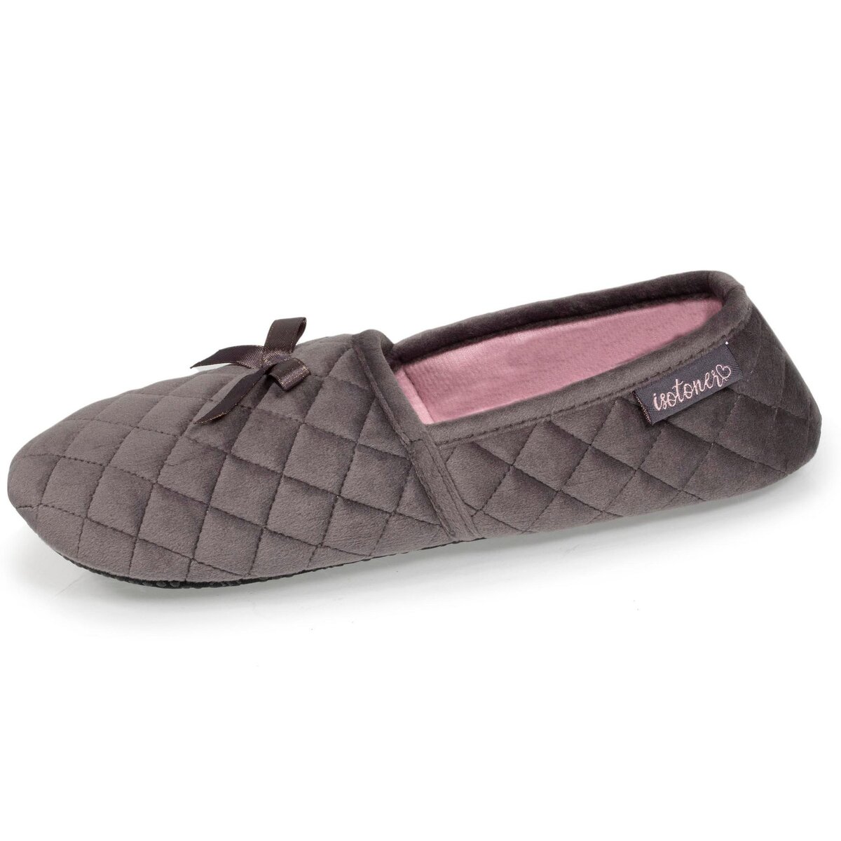 ISOTONER Isotoner Chaussons extra light slippers femme pas cher