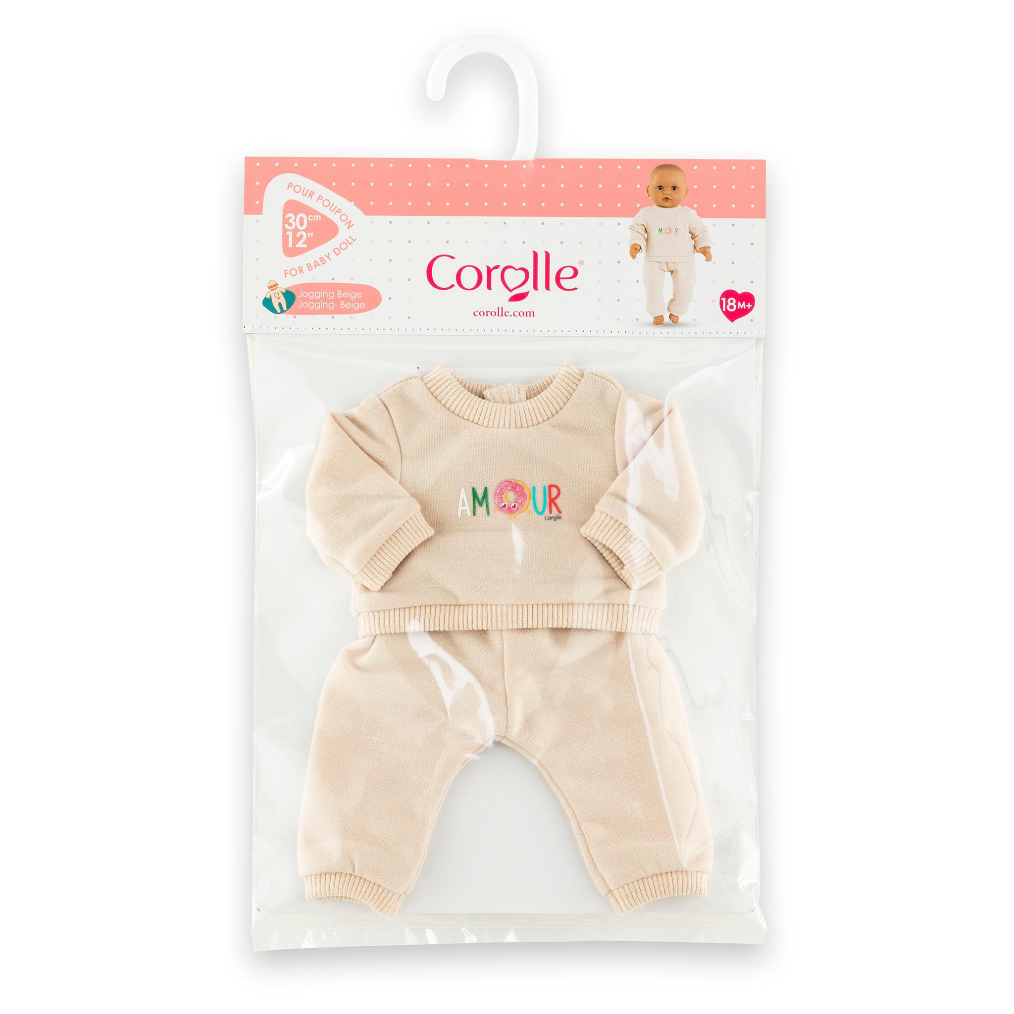 Voir la diapositive 4 : Corolle Jogging Beige pour poupon 30 cm