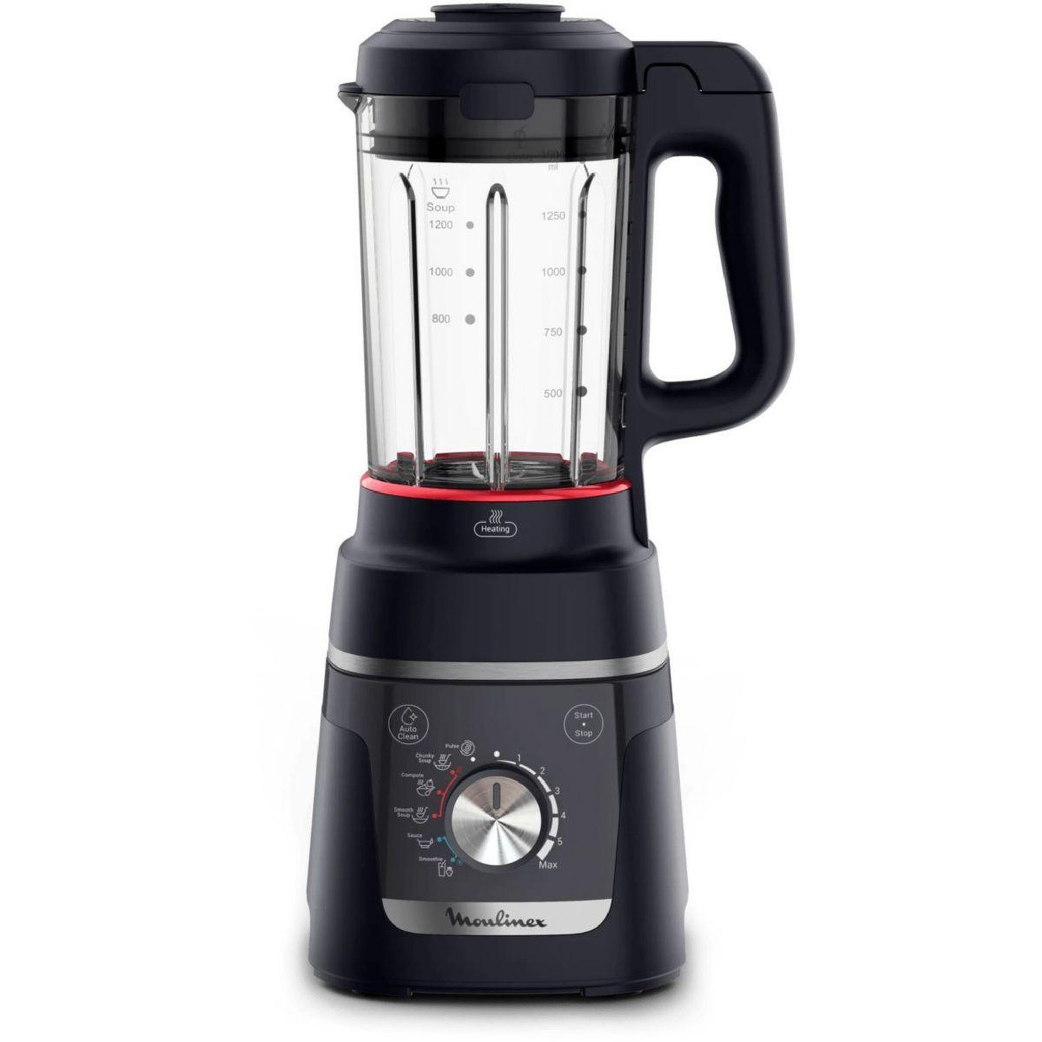Voir la diapositive 3 : MOULINEX Blender chauffant blendforce cook 5 prog 6 vitess lm5768f0